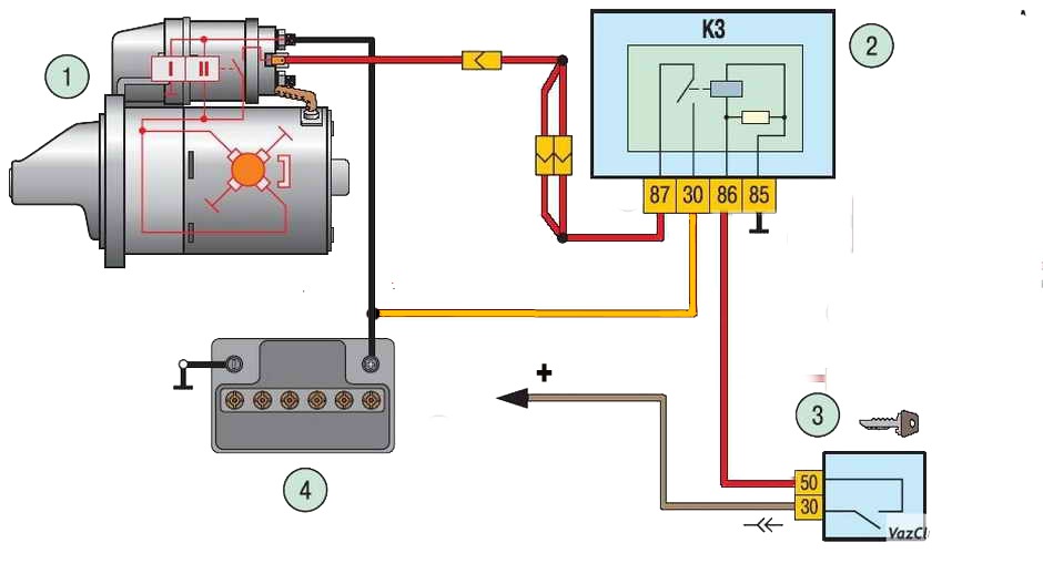 Схема подключения генератора КамАЗ
